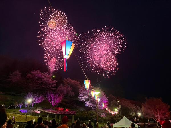 前回のこうしゅう桜フェスタの様子